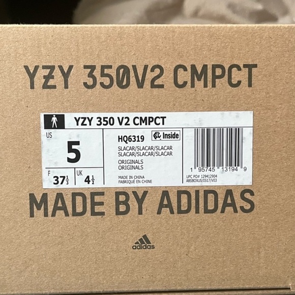 Yeezy 350 V2 CMPCT Slate Carbon - 5 - Picture 2 of 9